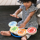 Bateria Musical Infantil de Madeira com Tecnologia Magic Touch Ritmos Guiados – Hape