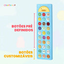 Dispositivo de Comunicação Infantil com Voz Gravável – Apoio para Crianças Não Verbais e Autistas | CRIATIVAE