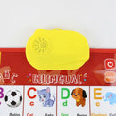 Pôster Interativo Bilíngue Inglês e Espanhol – Brinquedo Educativo Musical para Crianças | CRIATIVAE
