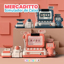Mercaditto - Caixa de Supermercado de Brinquedo