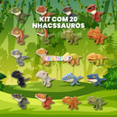 *Kit Nhacssauros Premium - Kit Dinossauros de Brinquedo Anti-stress