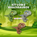*Kit Nhacssauros Premium - Kit Dinossauros de Brinquedo Anti-stress