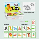 Quebra-Cabeça Magnético Educativo de Emoções e Criatividade – Brinquedo Sensorial Premium | CRIATIVAE