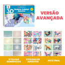 Kit 3D de Colagem Geométrica – Brinquedo Educativo Criativo para Crianças 3+ | CRIATIVAE