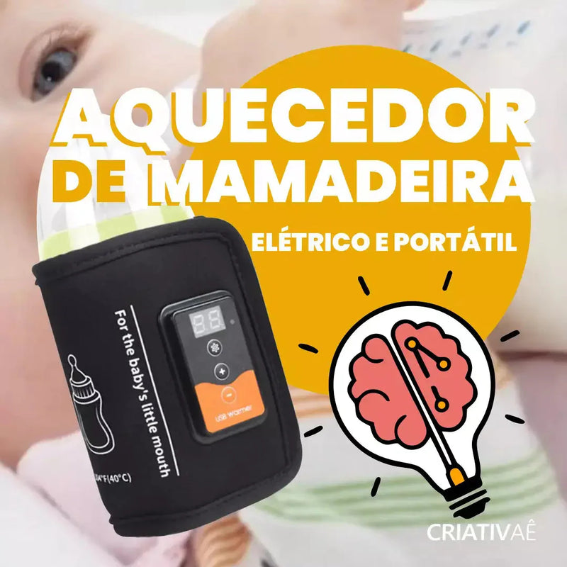 Aquecedor de Mamadeira Elétrico e Portátil