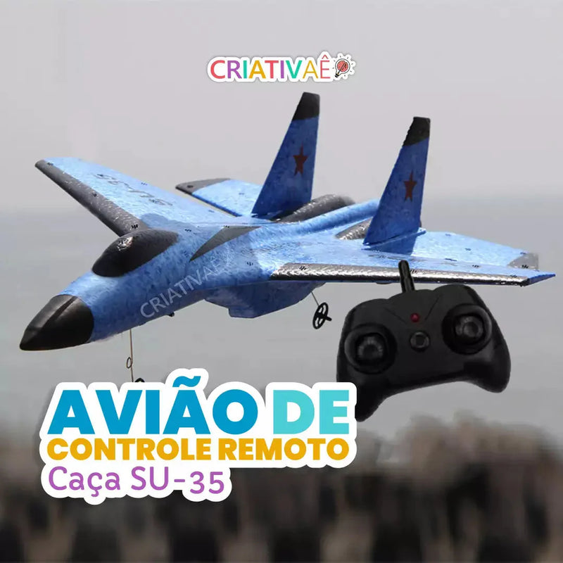 Avião de Controle Remoto Caça SU-35