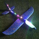 Avião FlexFly - Avião Planador Inquebrável com Luz LED