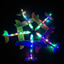 Avião FlexFly - Avião Planador Inquebrável com Luz LED