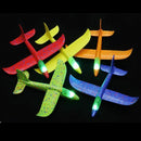 Avião FlexFly - Avião Planador Inquebrável com Luz LED