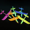 Avião FlexFly - Avião Planador Inquebrável com Luz LED