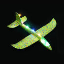 Avião FlexFly - Avião Planador Inquebrável com Luz LED