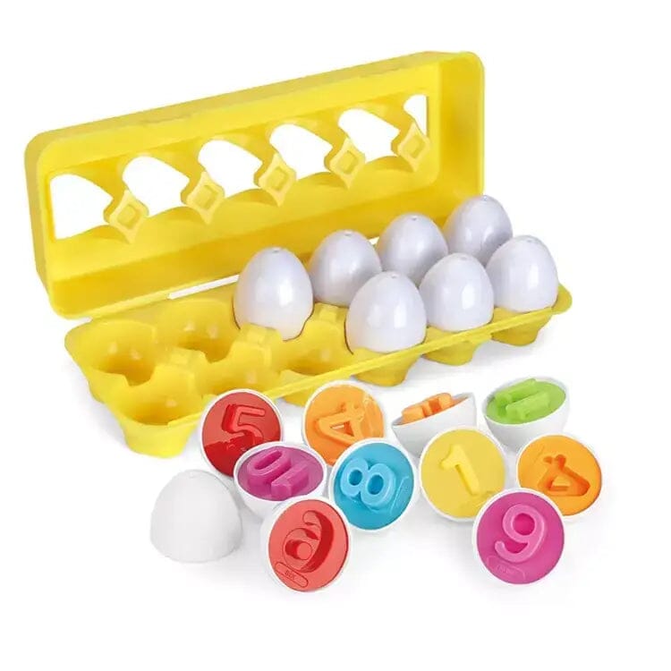 Caixa de Ovos Mágicos Montessori Brinquedo Sensorial Educacional