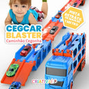 CegCar Blaster - Mega Caminhão Cegonha com Pista Retrátil Criativaê
