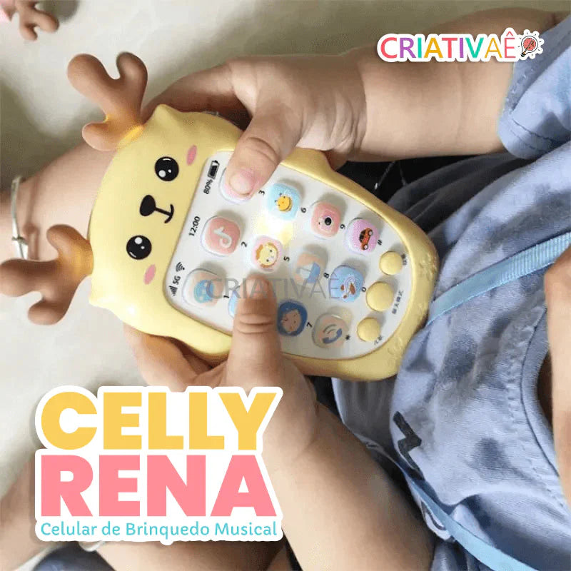 Celly Rena - Celular de Brinquedo Musical e Interativo