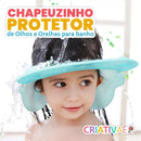 Chapeuzinho Protetor de Olhos e Orelhas para Banho