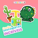 Combo Descobertas Incríveis (Caderno Montessori + Lança Carrinhos + Cacto Falante)