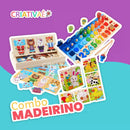 Combo Madeirino (3 Jogos Interativos de Madeira)