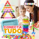 Conecta Tudo Criativaê - Brinquedo Estilo Lego Educativo para Montagem Criativa