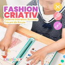 Fashion Criativ - Caderno Interativo Bonecas Trocam de Roupa