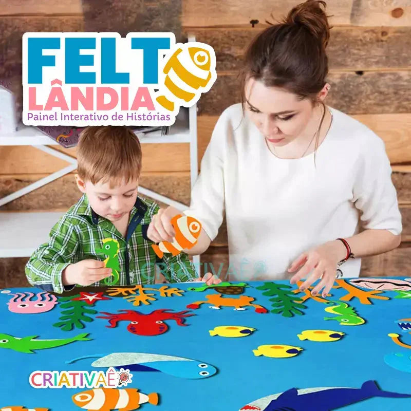 Felt Lândia - Painel Interativo de Histórias