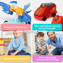 Kit 3 Flip Formers - Carrinhos Transformers Animais