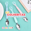 Kit Colheritas - 3 Colheres Criativas para Frutinhas