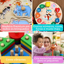 KIT Diversa Kids com 7 Brinquedos Educacionais Montessori