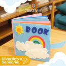 Livro Educativo Montessori - Criativaê FeltBook