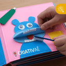 Livro Educativo Montessori - Criativaê FeltBook