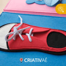 Livro Educativo Montessori - Criativaê FeltBook