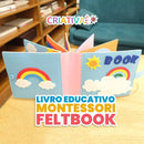 Livro Educativo Montessori - Criativaê FeltBook