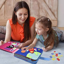 Livro Educativo Montessori - Criativaê FeltBook