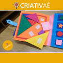 Livro Educativo Montessori - Criativaê FeltBook