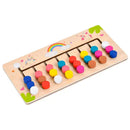 Lógic Cores - Brinquedo de Lógica Montessori de Madeira Educativo