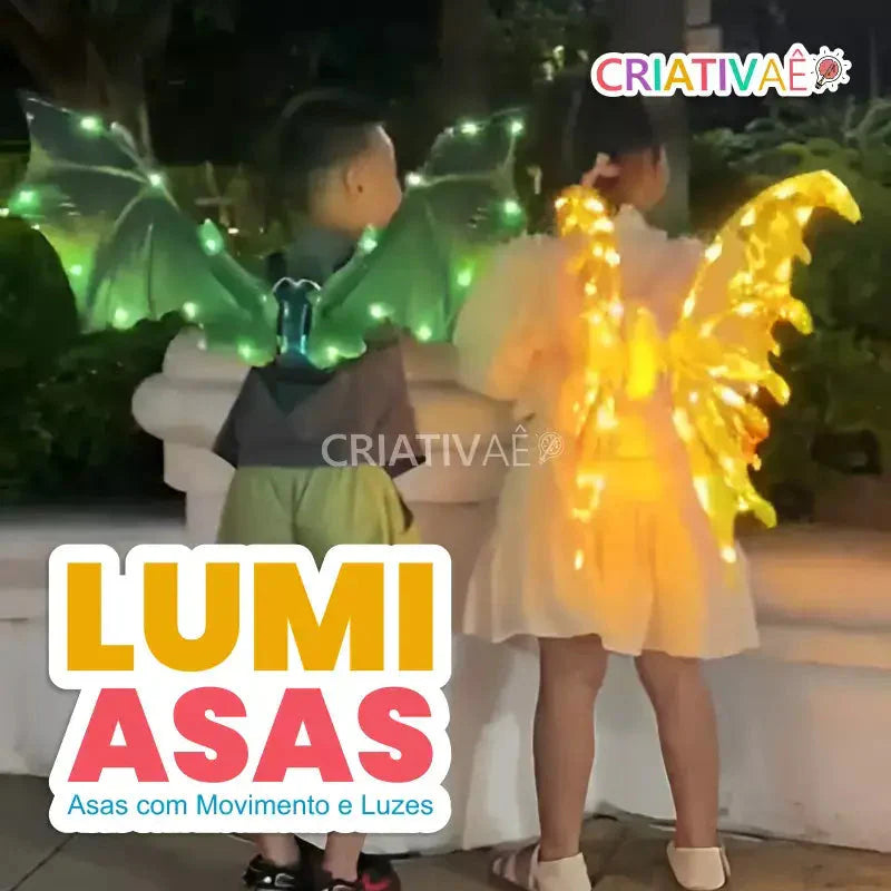 Lumi Asas - Asas com Movimento e Luzes