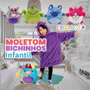 Moletom Infantil Bichinhos - Feito de Lã, Antialérgico e com Capuz