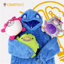 Moletom Infantil Bichinhos - Feito de Lã, Antialérgico e com Capuz