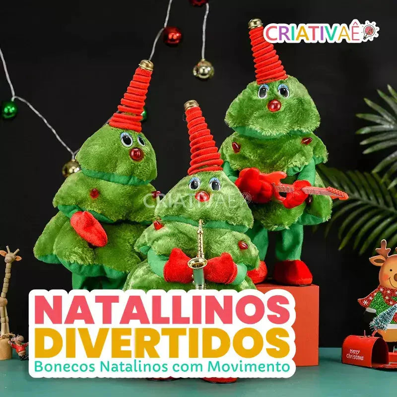 Natallinos Divertidos - Bonecos Dançarinos Temáticos do Natal