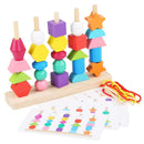 LogicLink - Quebra-cabeça Correspondente Montessori