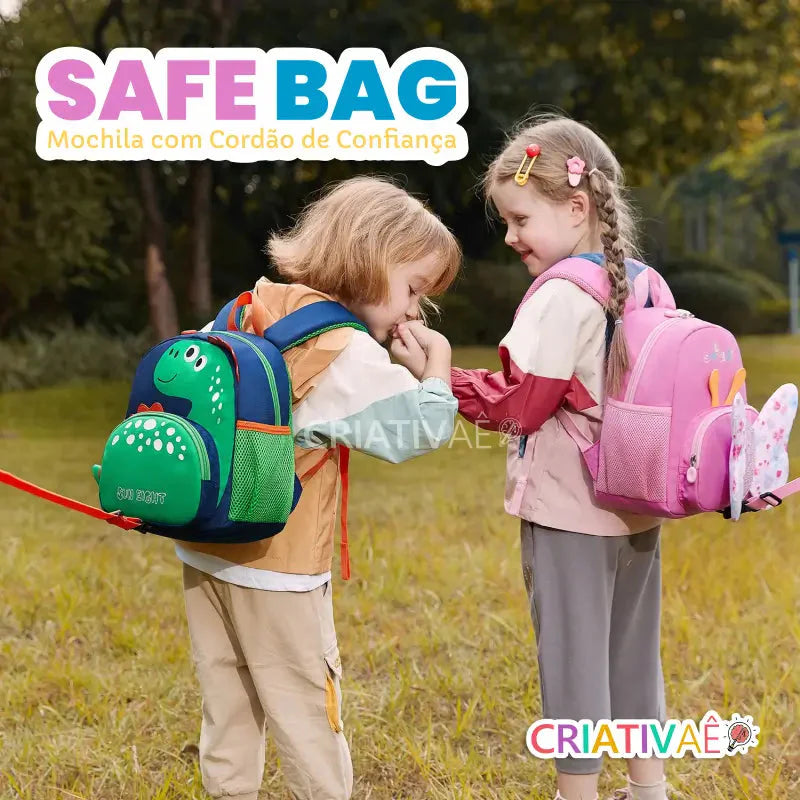 SafeBag - Mochila com Cordão de Confiança