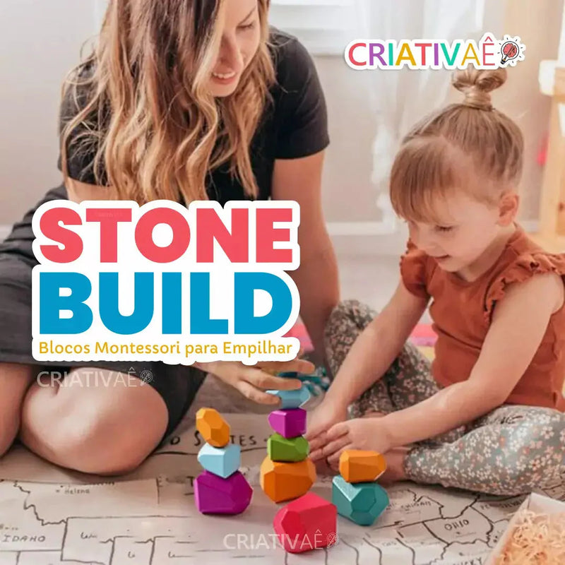 Stone Build - Blocos Montessori para Empilhar