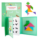 Tangram Criativo - Quebra cabeça magnético 3D