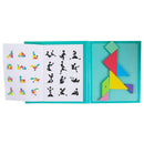 Tangram Criativo - Quebra cabeça magnético 3D
