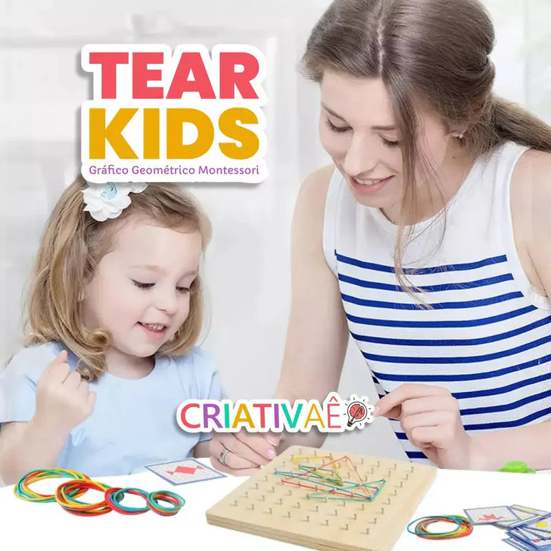Tear Kids -  Painel Gráfico Geométrico Montessori