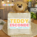 Teddy Esconde - Ursinho Interativo Premium e Antialérgico