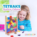 Tetraks - Empilhe peças, complete linhas.
