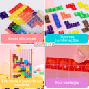 Tetraks - Empilhe peças, complete linhas.